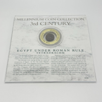 Franklin Mint Millennium 3rd Century Egypt Roman Rule Tetradrachm Coin Franklin Mint Millennium 3rd Century Egypt Roman Rule Tetradrachm Coin