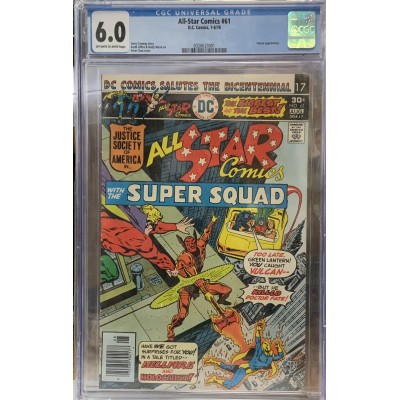 All-Star Comics #61 CBCS 6.0 (1976) Justice Society 1st First Zanadu Not CGC All-Star Comics #61 CBCS 6.0 (1976) Justice Society 1st First Zanadu Not CGC
