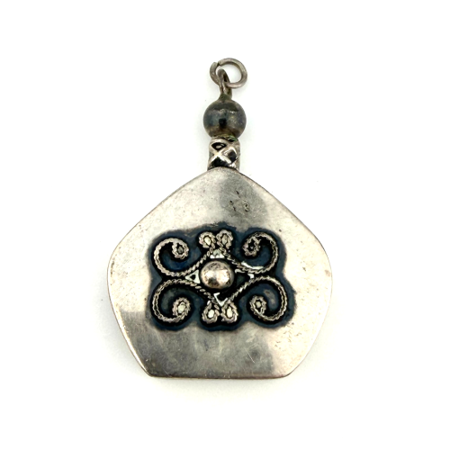 Vintage Israel Sterling Silver Perfume Bottle Pendant with Screw on Top Vintage Israel Sterling Silver Perfume Bottle Pendant with Screw on Top