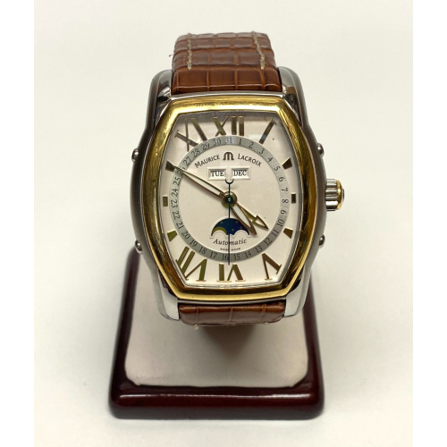 Maurice Lacroix Masterpiece Classic Steel 18K Gold Bezel Automatic 39 mm Maurice Lacroix Masterpiece Classic Steel 18K Gold Bezel Automatic 39 mm